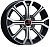 Vector R198 (15_Rio X) 15x6" 4x100мм DIA 54.1мм ET 46мм Черный с алмазной проточкой