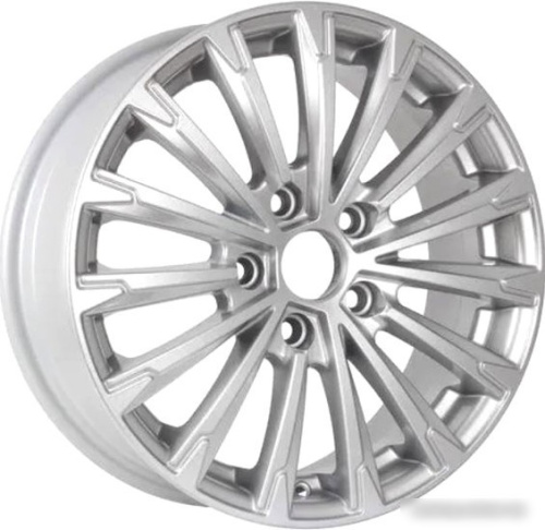 KDW KD1610 16x6.5" 4x100мм DIA 60.1мм ET 50мм Silver Painted