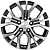 Khomen KHW1608 Grand Vitara 16x6.5" 5x114.3мм DIA 60.1мм ET 45мм (Black FP)