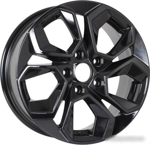 KDW KD1620 16x6.5" 5x114.3мм DIA 60.1мм ET 45мм Black Painted