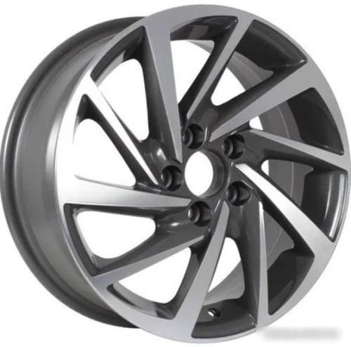 KDW KD1530 15x6" 4x100мм DIA 54.1мм ET 46мм Grey Front Polished