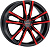 MAK Milano 17x7" 5x114.3мм DIA 76.0мм ET 40мм Black and Red