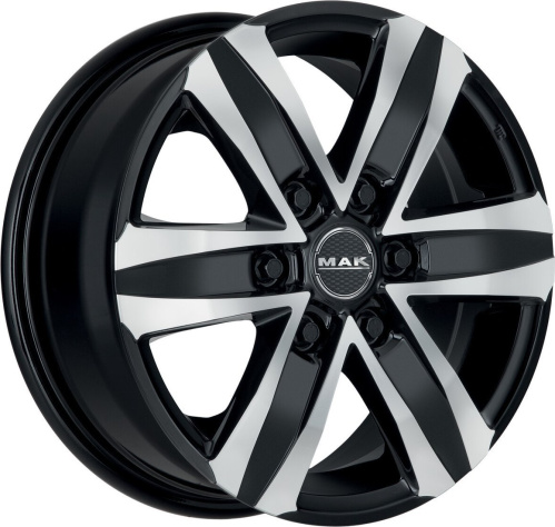 MAK Stone 6 20x8.5" 6x139.7мм DIA 67.1мм ET 38мм Black Mirror