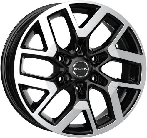 MAK Gravel 16x6.5" 6x120мм DIA 74.5мм ET 50мм Black Mirror