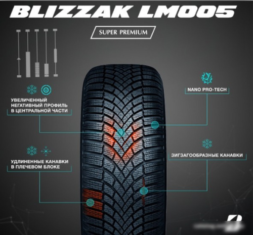 Bridgestone Blizzak LM005 235/45R17 97V DriveGuard (run-flat)