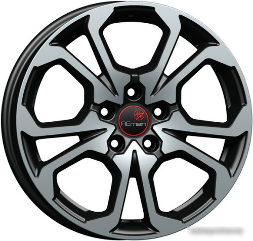 Vector R242 (A 17_Creta) 17x6.5" 5x114.3мм DIA 67.1мм ET 49мм черный с проточкой