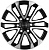 Khomen KHW1805 Haval H9 18x7.5" 6x139.7мм DIA 75.1мм ET 42мм Black FP