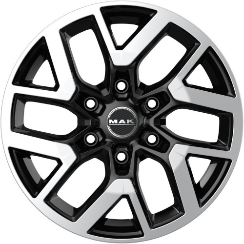 MAK Gravel 16x6.5" 6x120мм DIA 74.5мм ET 50мм Black Mirror